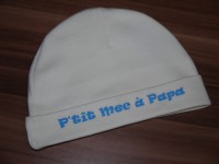 Bonnet "P'tit mec à papa"